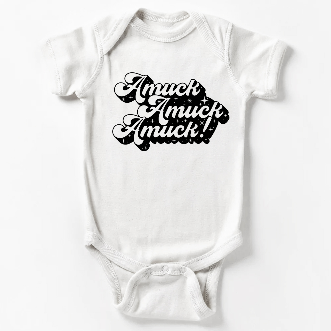 Amuck Retro Hocus Pocus Halloween Baby Bodysuit