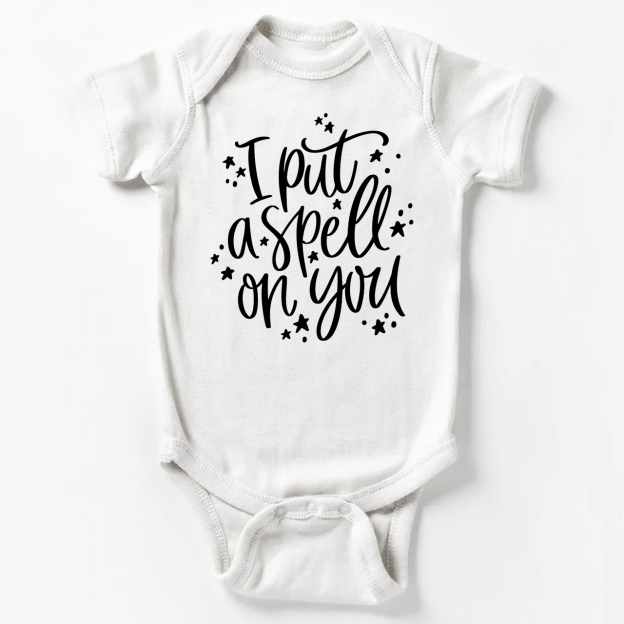 I Put A Spell On You Halloween Baby Bodysuit