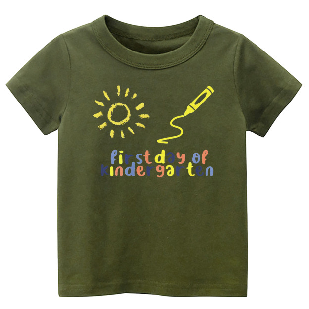 First Day Of Kindergarten Back To School Kids Shirts