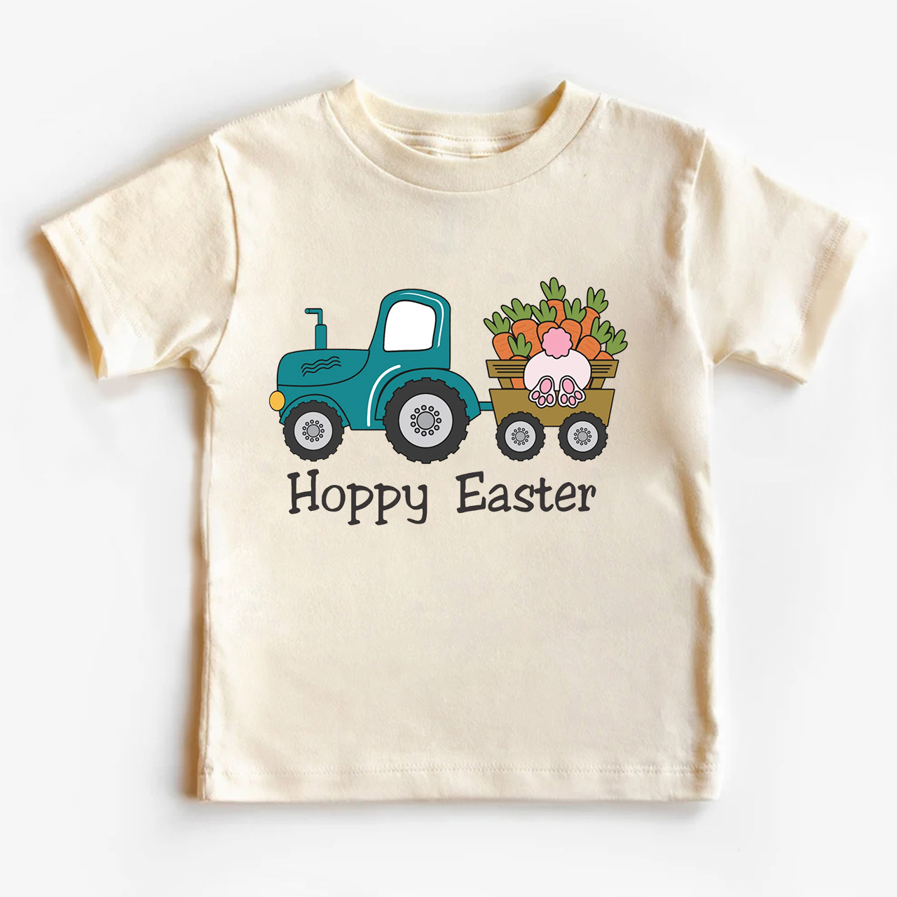 Truck With Carrot Rabbit Lover Easter Toddler Shirt