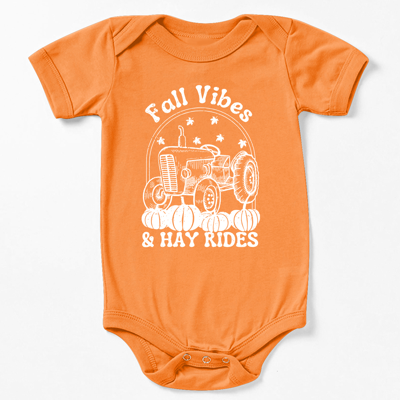Fall Vibes And Hayrides Baby Bodysuit