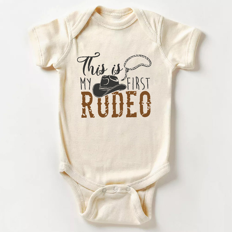This Is My First Rodeo Bodysuit For Baby