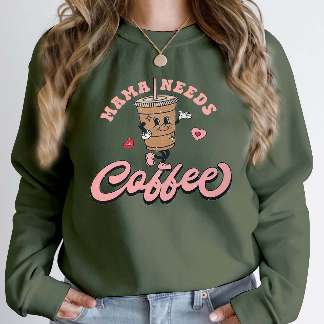 Mama Needs Coffee Gift Sweatshirt