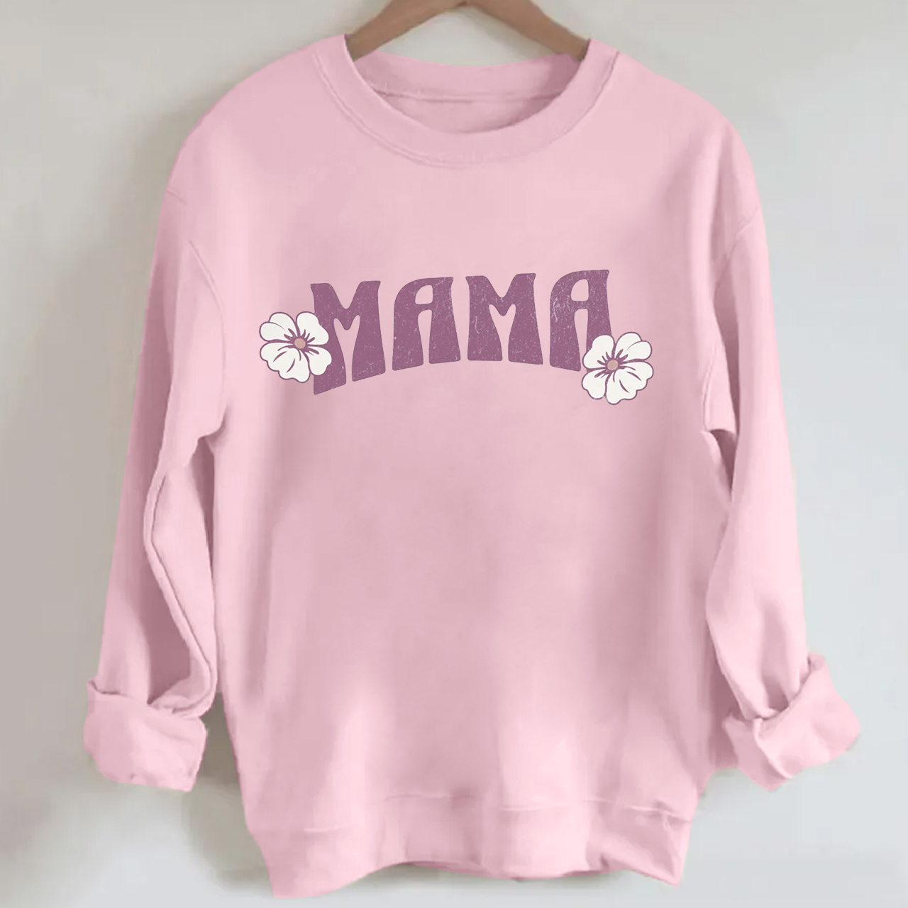 Retro Mama&Flower Sweatshirt
