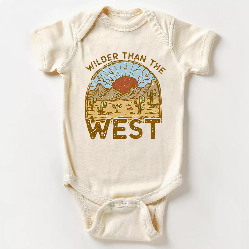 Wilder Than The West Bodysuit For Baby