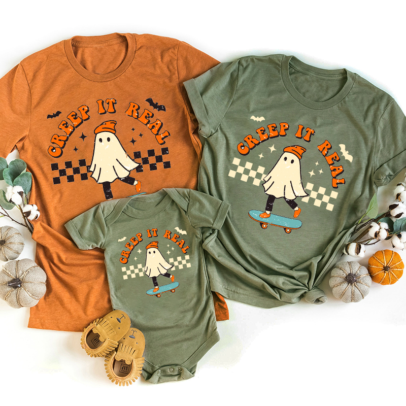 Creep it Real Retro Fall Halloween Shirt