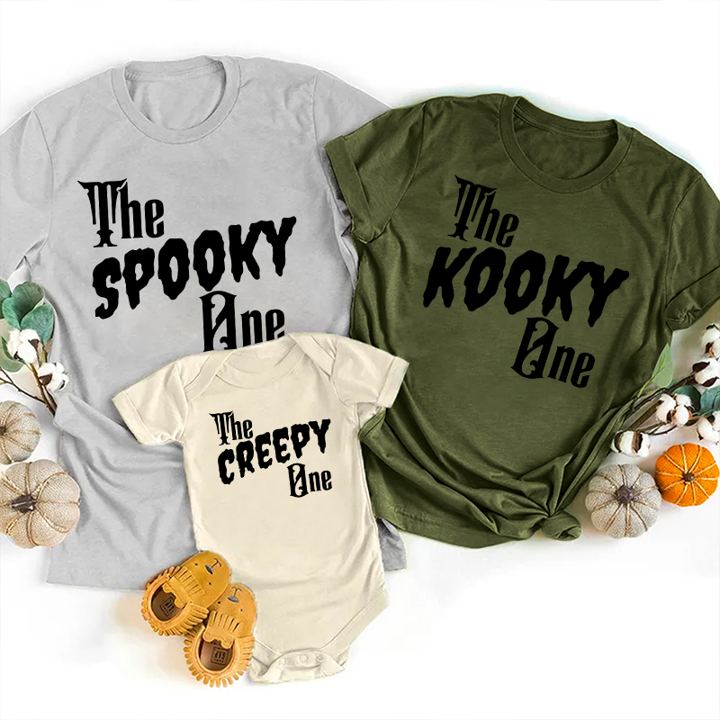 Funny Halloween Friend Creepy Kooky Group Shirts