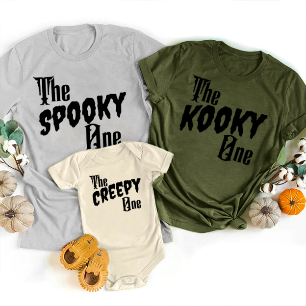 Funny Halloween Friend Creepy Kooky Group Shirts
