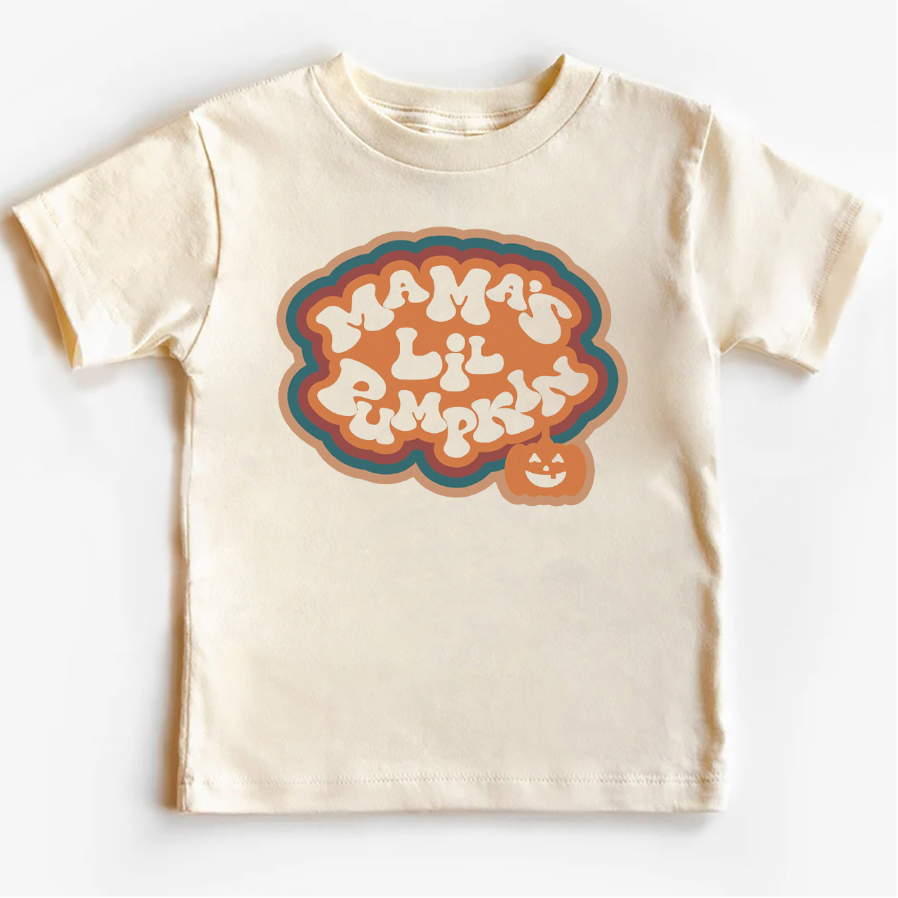 Halloween Mama's Lil Pumpkin Kids Shirt 