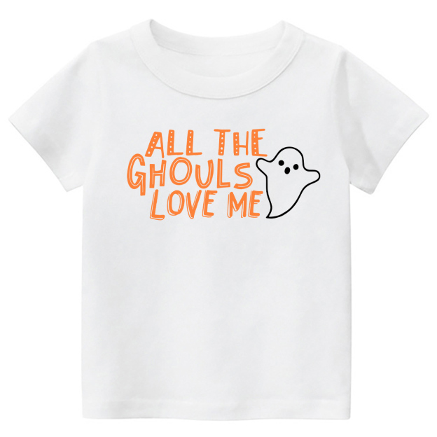 Halloween All The Ghouls Love Me Kids Shirt 