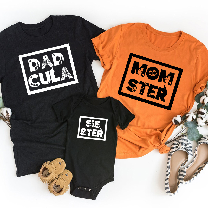 Funny Halloween Personalized Family Reunion Matching Shirts