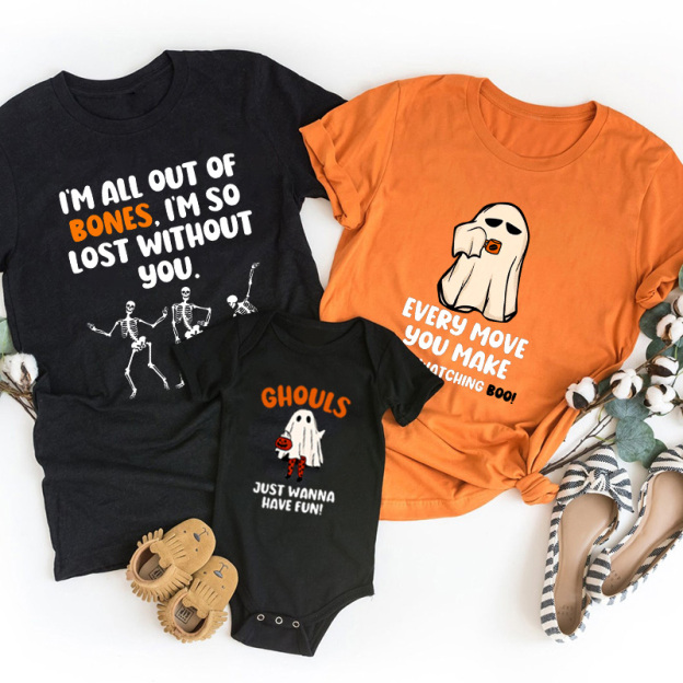 1980'S Halloween Personalized Family Matching Shirts