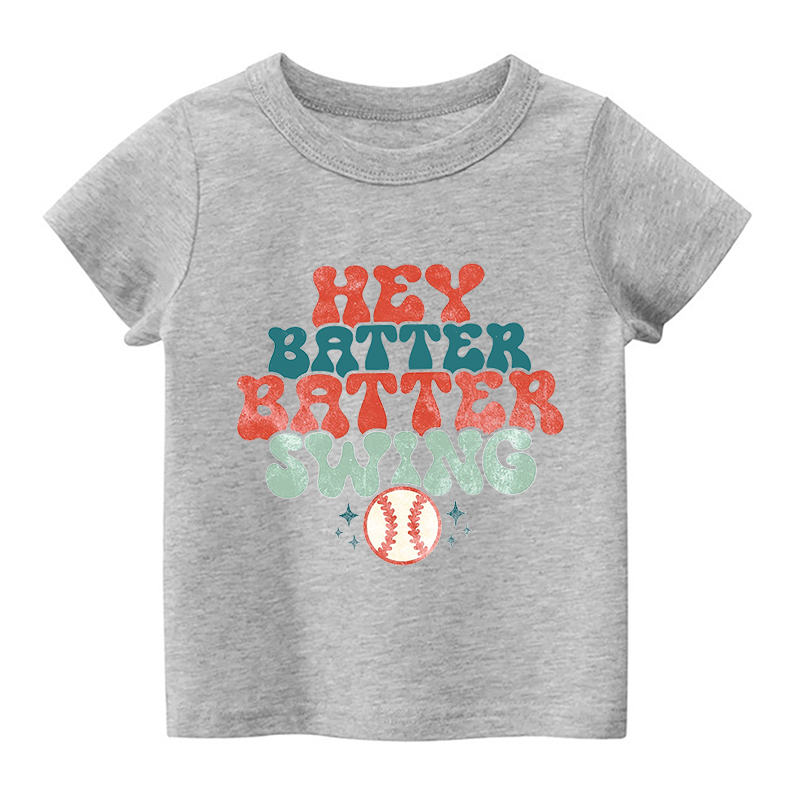 Hey Batter Batter Swing Baseball Toddler Shirt