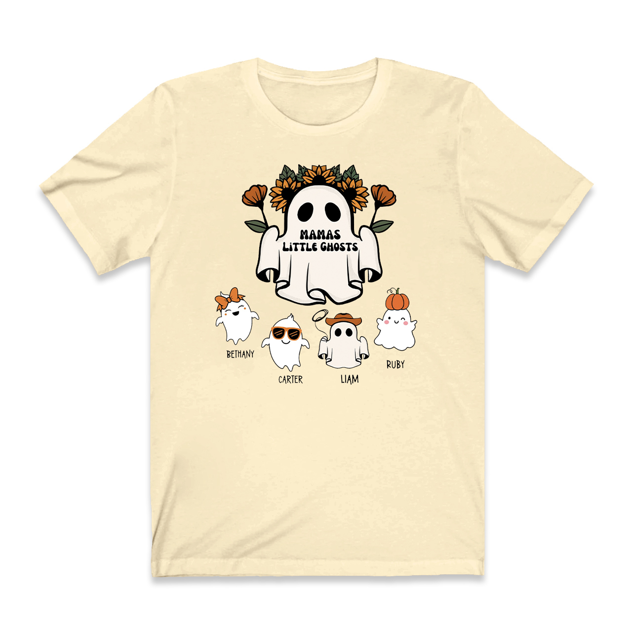 Personalized Cute Ghost Halloween Shirts For Mama