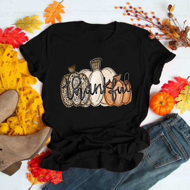 Leopard Pumpkin Fall Shirts For Her