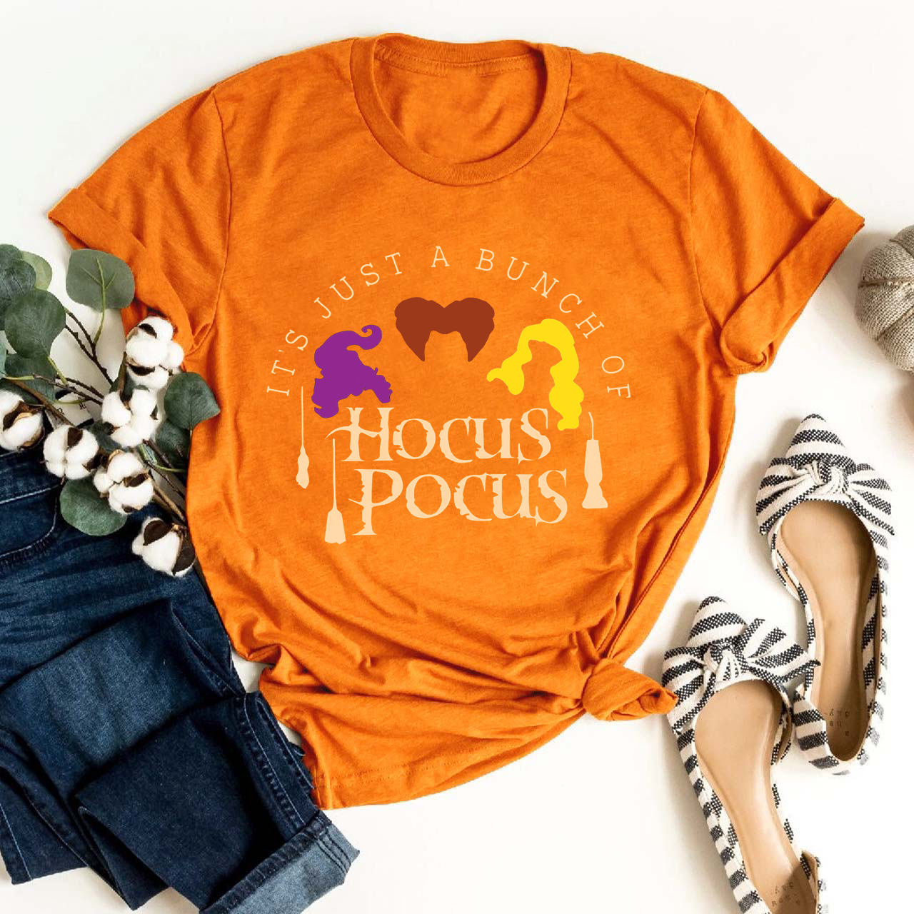 It's Just a Bunch of Hocus Pocus Halloween Party Shirts