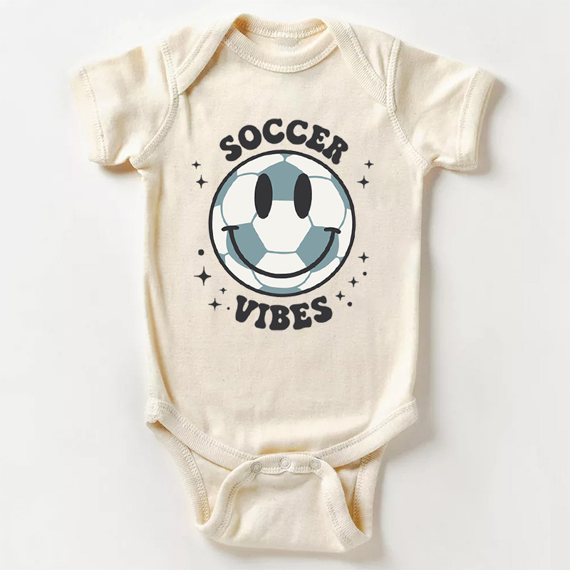 Soccer Vibes Bodysuit For Baby