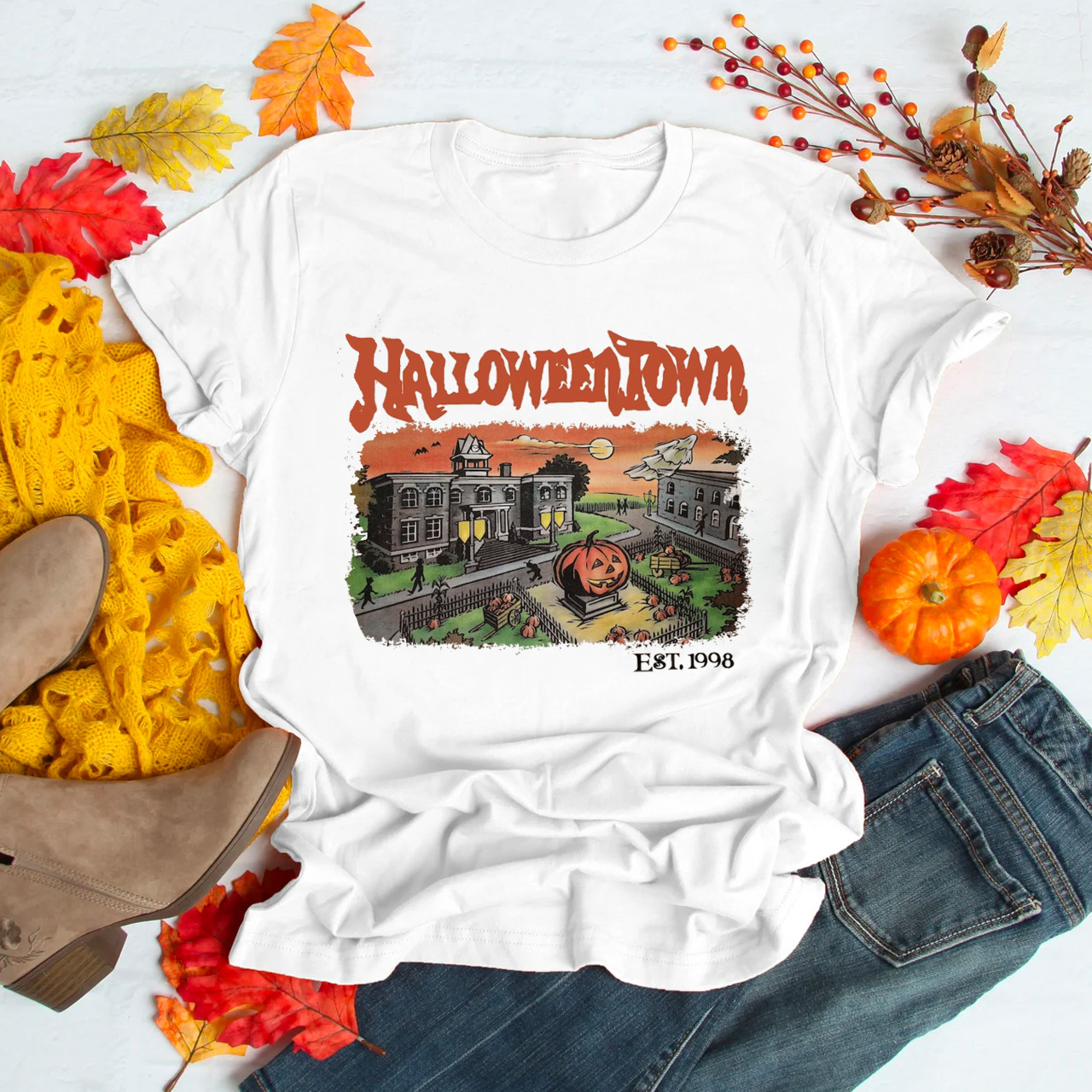 Vintage Halloweentown Est 1998 Shirts