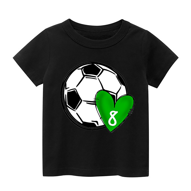 Custom Name&Heart Color Kids Shirt