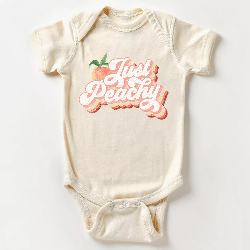 Just Peachy Bodysuit For Baby