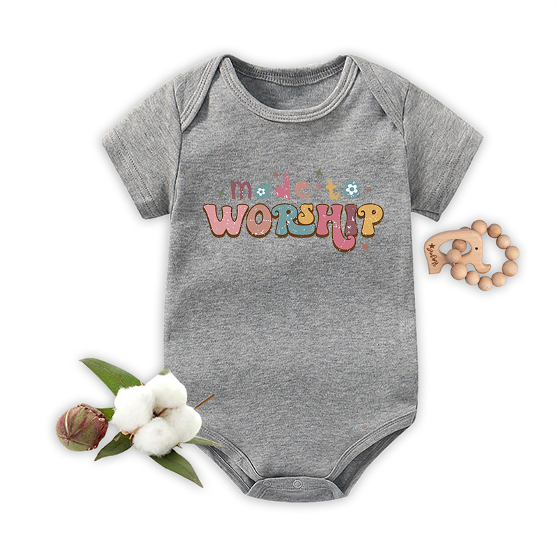 Made To Worship Bodysuit For Baby