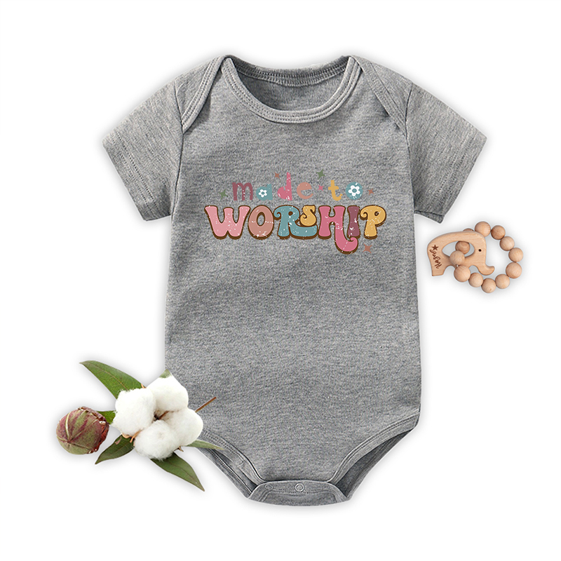 Made To Worship Bodysuit For Baby
