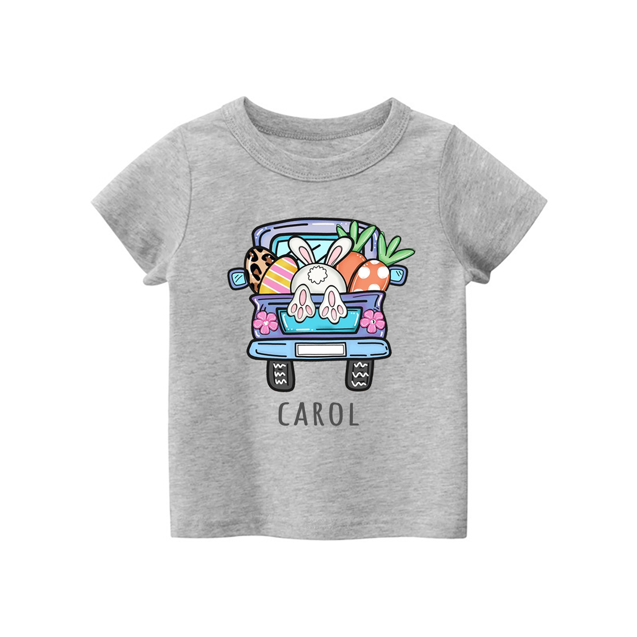 Personalized Easter truck With Kids Name T-Shirt