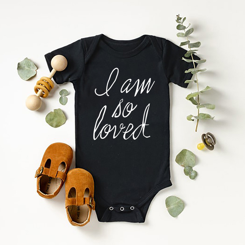 I Am So Loved Bodysuit For Baby