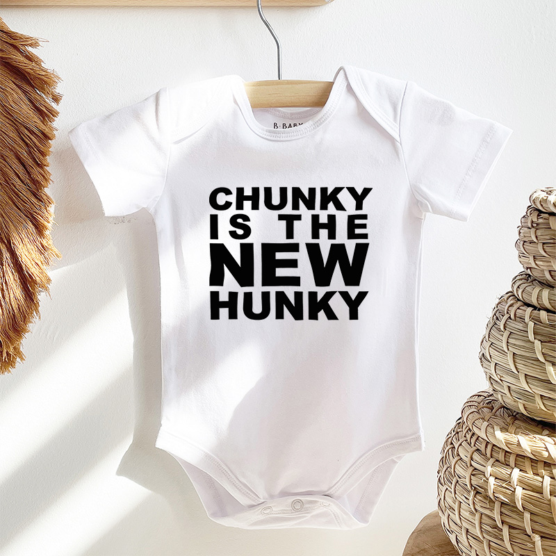 Chunky Is The New Hunkey Bodysuit For Baby