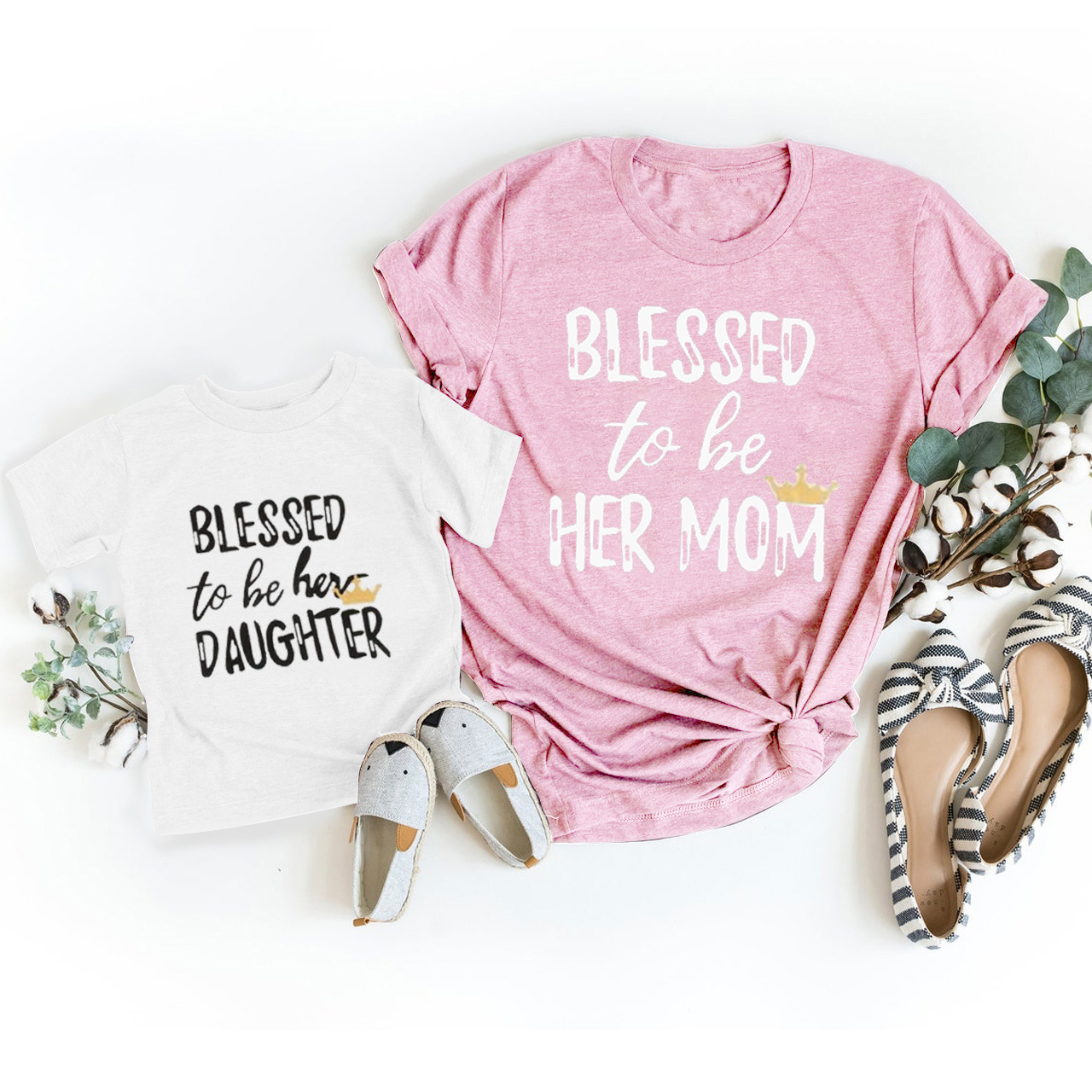 Blessed To Be Matching Tees For Mom&Me