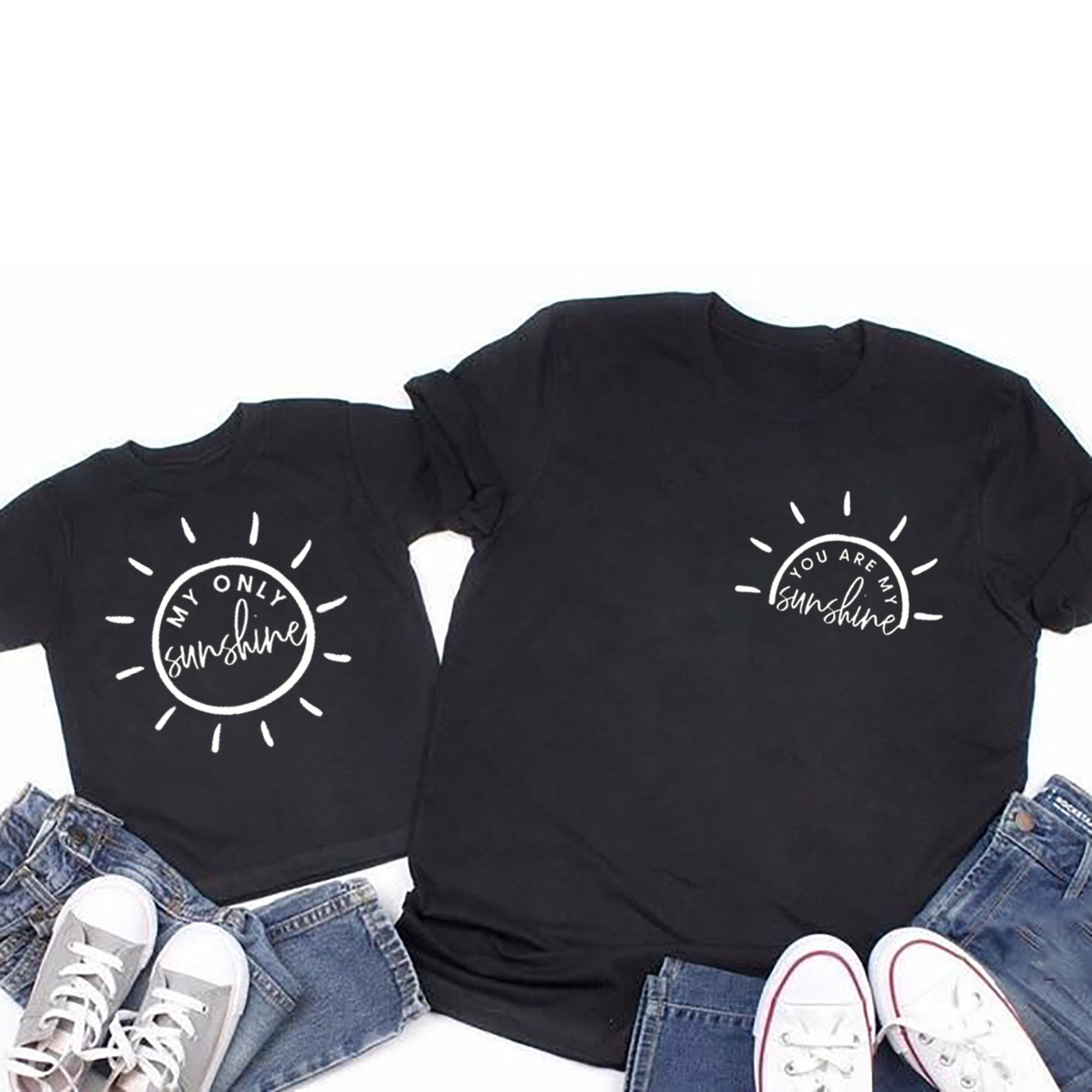 You are My Sunshine Matching Tees For Mom&Me