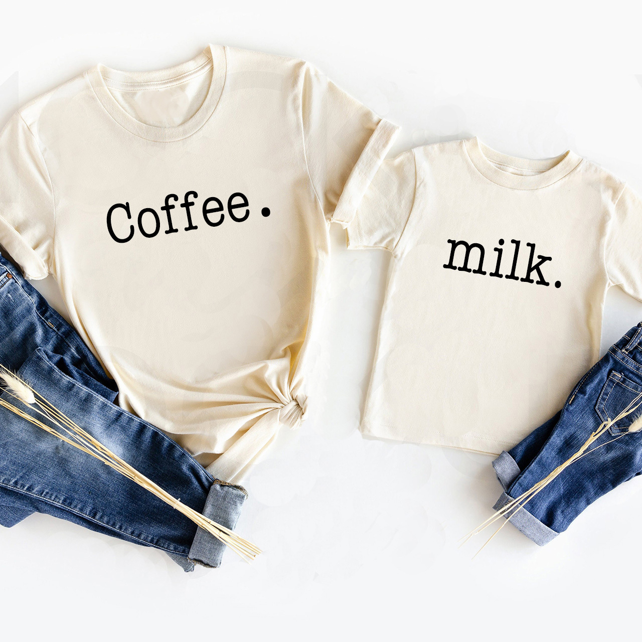 Coffee&Milk Girl Mama Matching Tees For Mother's Day