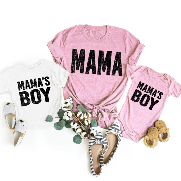 Camo Mama and Son Matching T-Shirts