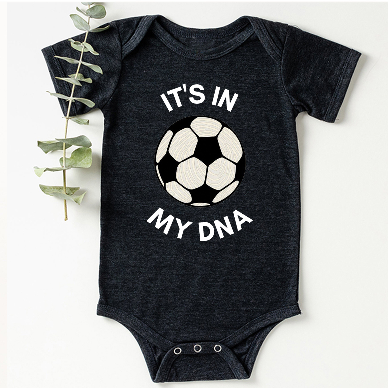 It's In My DNA Soccer Ball Baby Bodysuit