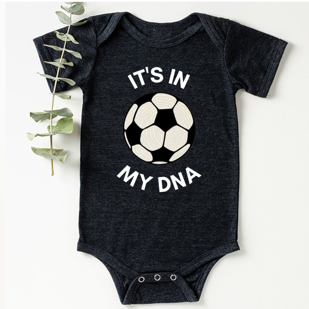 It's In My DNA Soccer Ball Baby Bodysuit