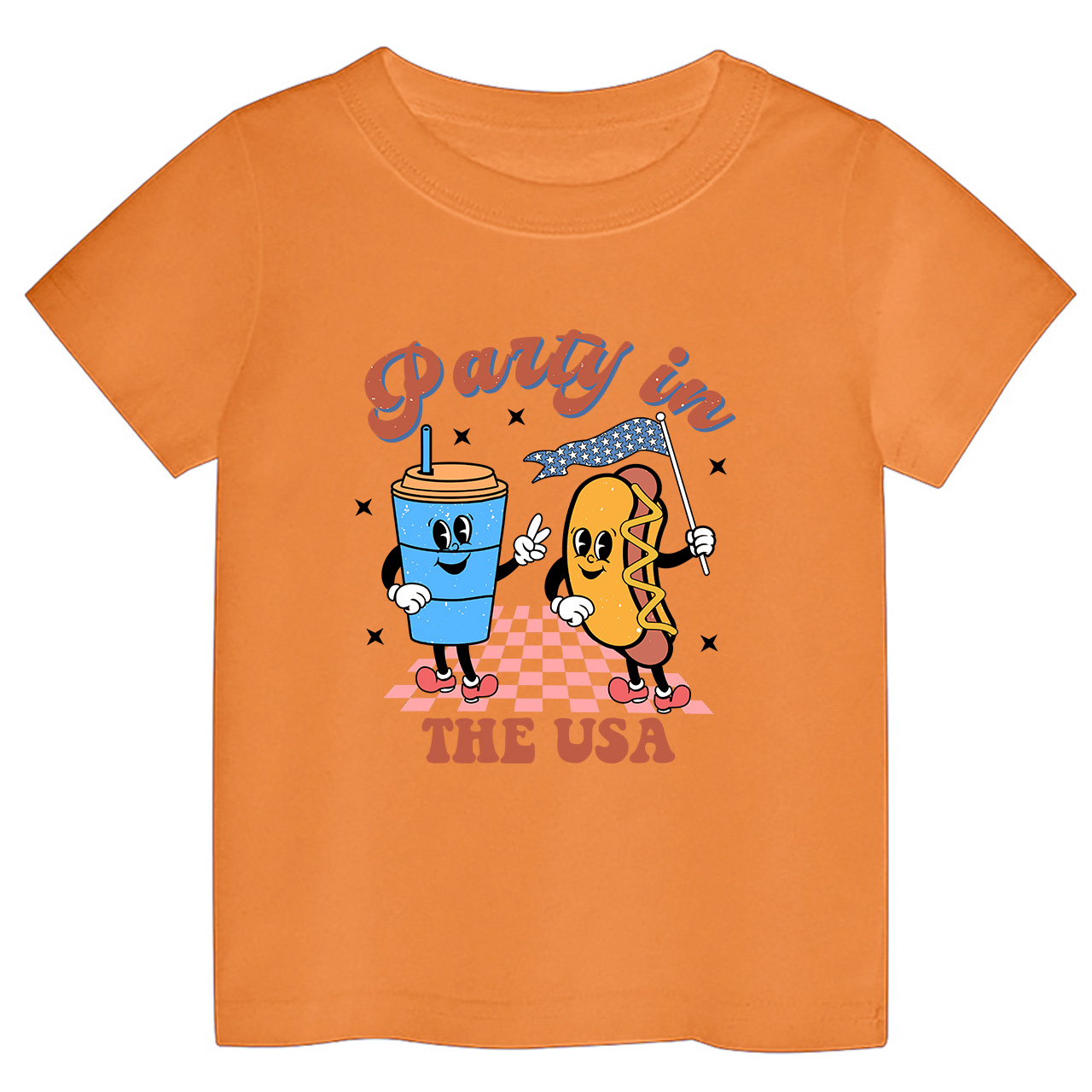 Patriotic Natural Party In The USA Toddler Tees