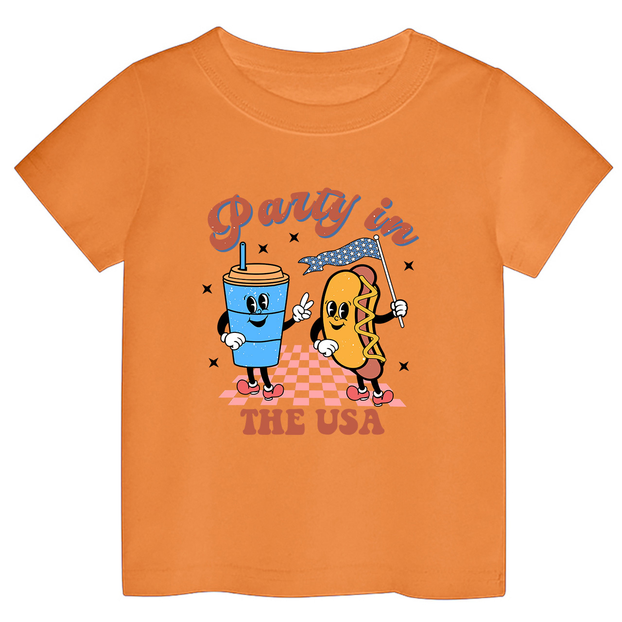 Patriotic Natural Party In The USA Toddler Tees