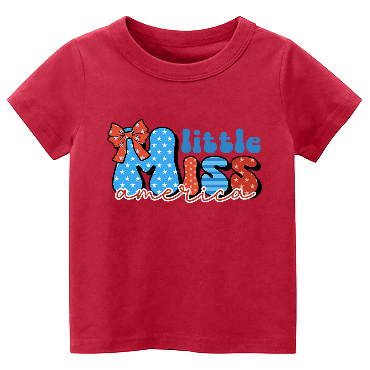 Little Miss America Retro Toddler Tees