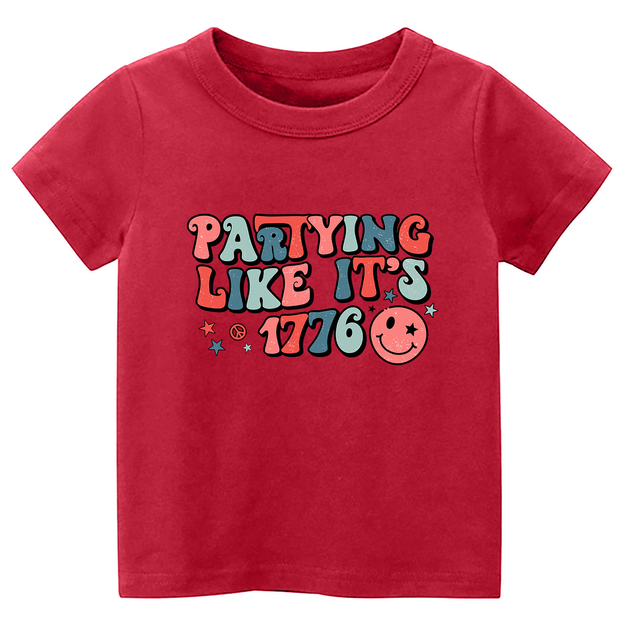 Partying Like It's 1776 Retro Toddler Tees