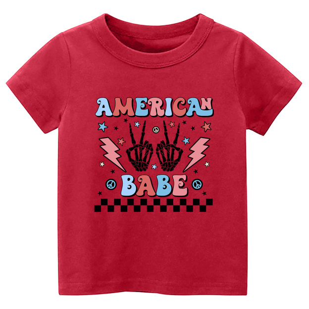 Retro American Baby Toddler Tees