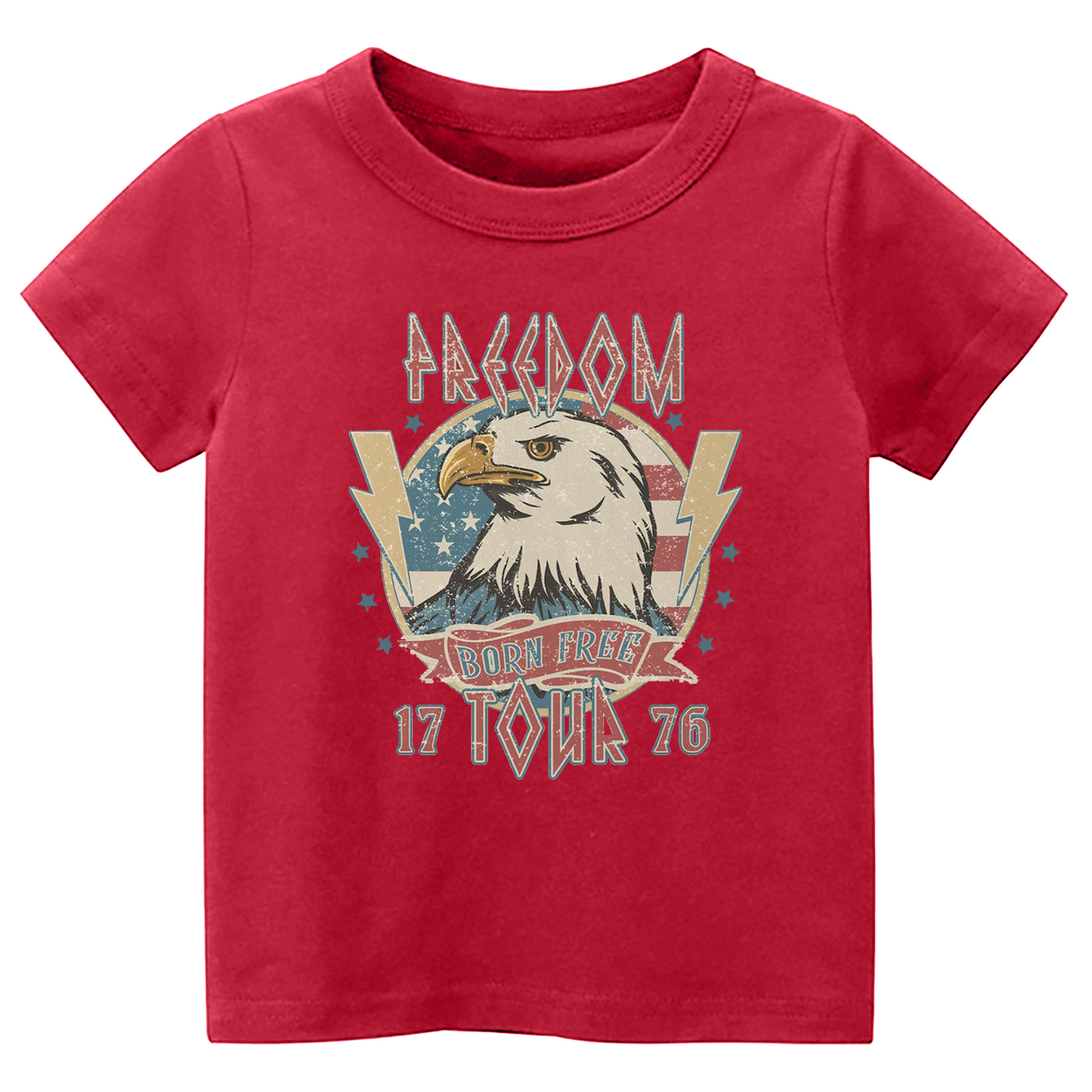 Freedom Born Free 1776 Tour Toddler Tees