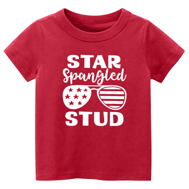 Star Spangled Stud Toddler Tees