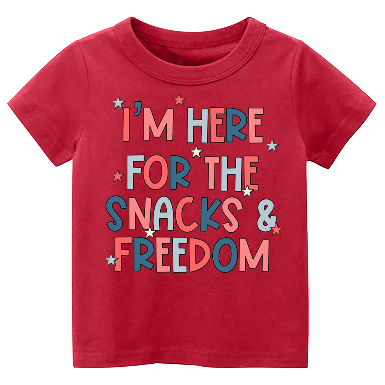 I'm Here For The Snacks And Freedom Toddler Tees Sale-Beepumpkin™