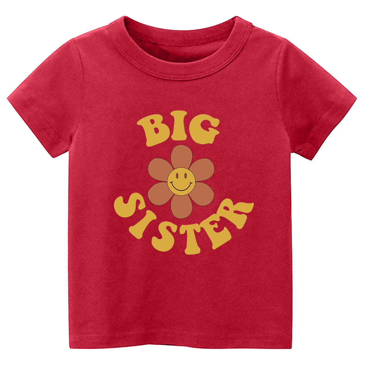 Big Sister Cute Vintage Toddler Shirt