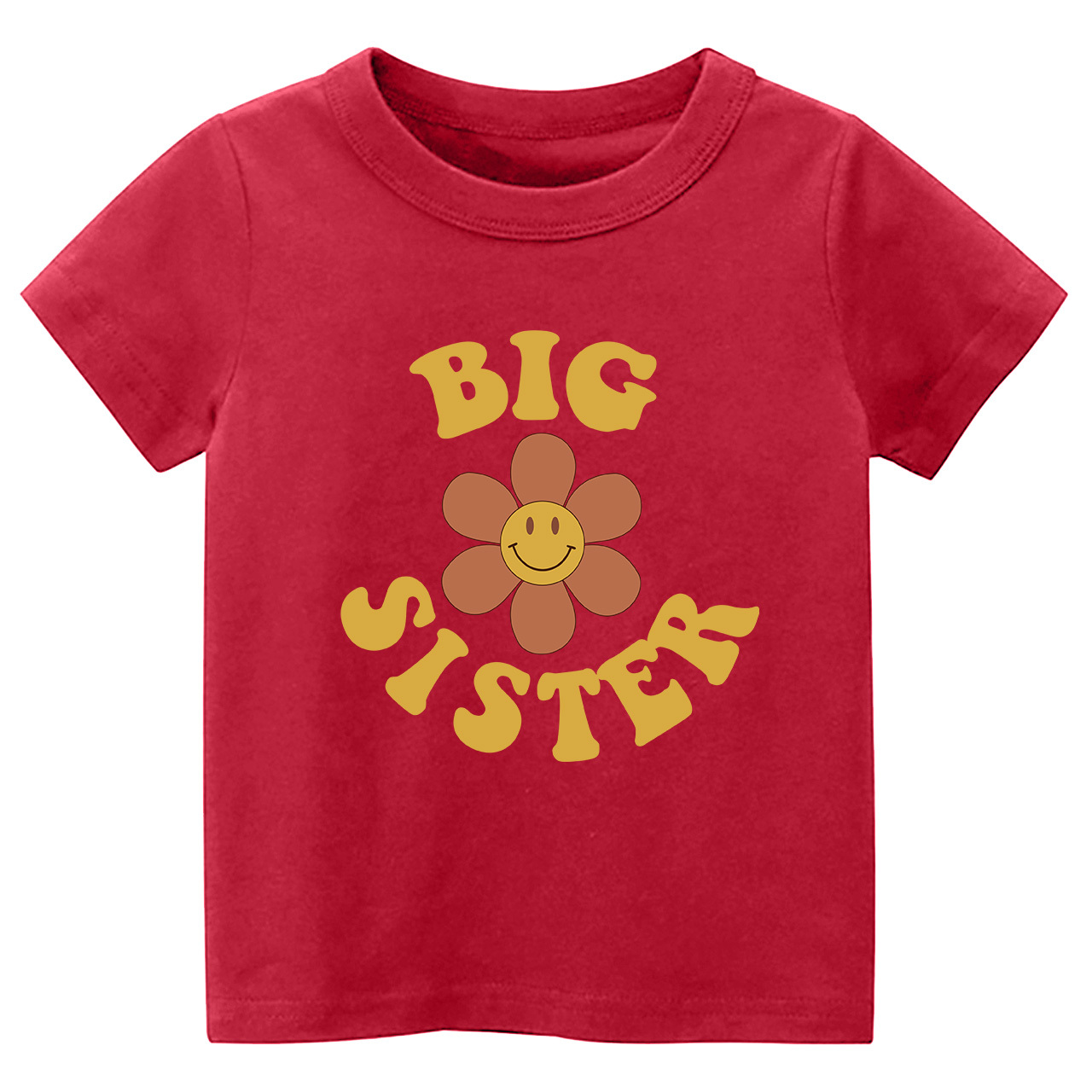 Big Sister Cute Vintage Toddler Shirt