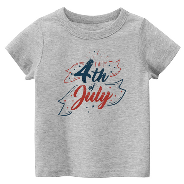 Happy 4th Of July Day Toddler Tees