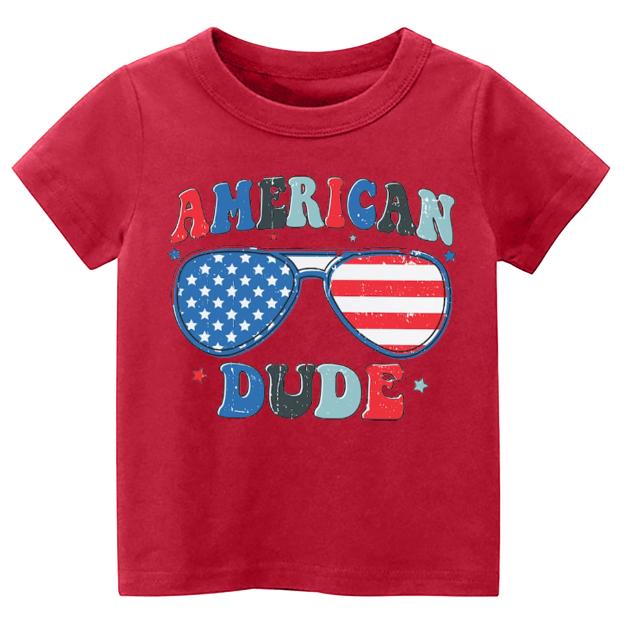 American Dude Freedom Toddler Tees