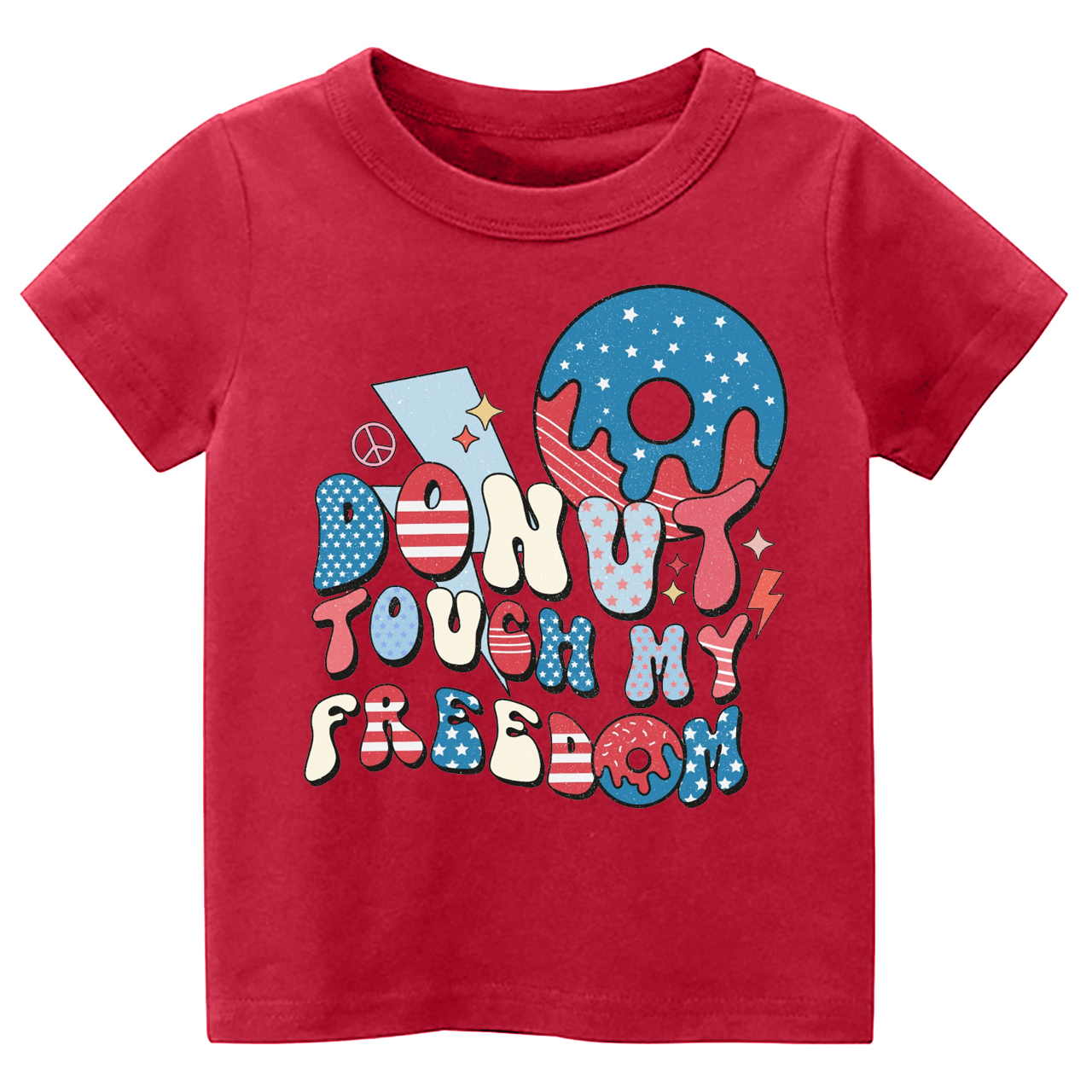 Donut Touch My Freedom Toddler Tee