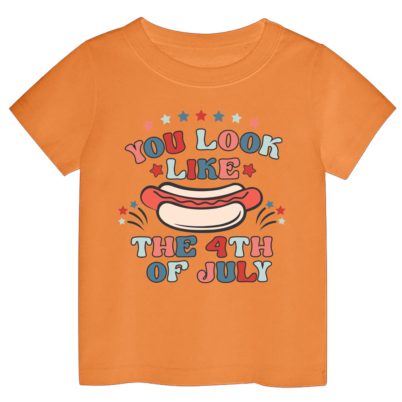 You Look Like The 4th Of July Hotdog Toddler Tee