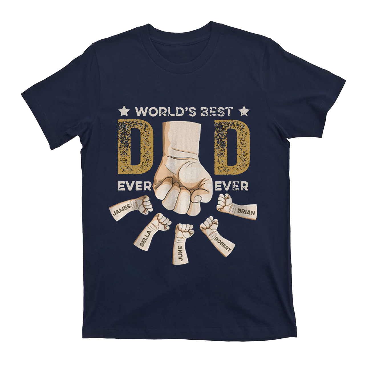 Best Dad Ever Ever PersonzalFather Funny Shirt